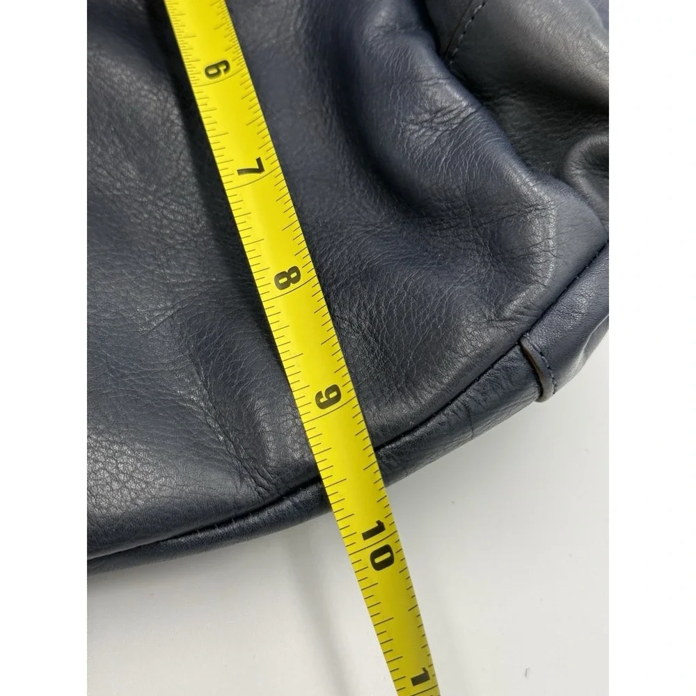 Coach Chelsea Jayden Blue Leather Carryall Handbag Gold Hardware #17811 - Picture 12 of 14